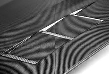 Load image into Gallery viewer, Anderson Composites 10-13 Chevy Camaro TSII-style Carbon Fiber Hood - Installation View