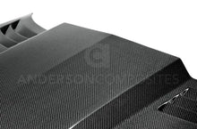 Load image into Gallery viewer, Anderson Composites 10-13 Chevy Camaro TT-Style Carbon Fiber Hood - Additional View 6