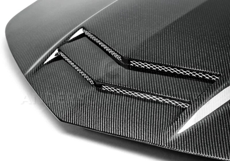 Anderson Composites 10-13 Chevy Camaro TT-Style Carbon Fiber Hood - Additional View 7