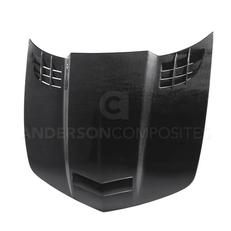 Anderson Composites 10-13 Chevy Camaro TTII-Style Carbon Fiber Hood - Main Product View