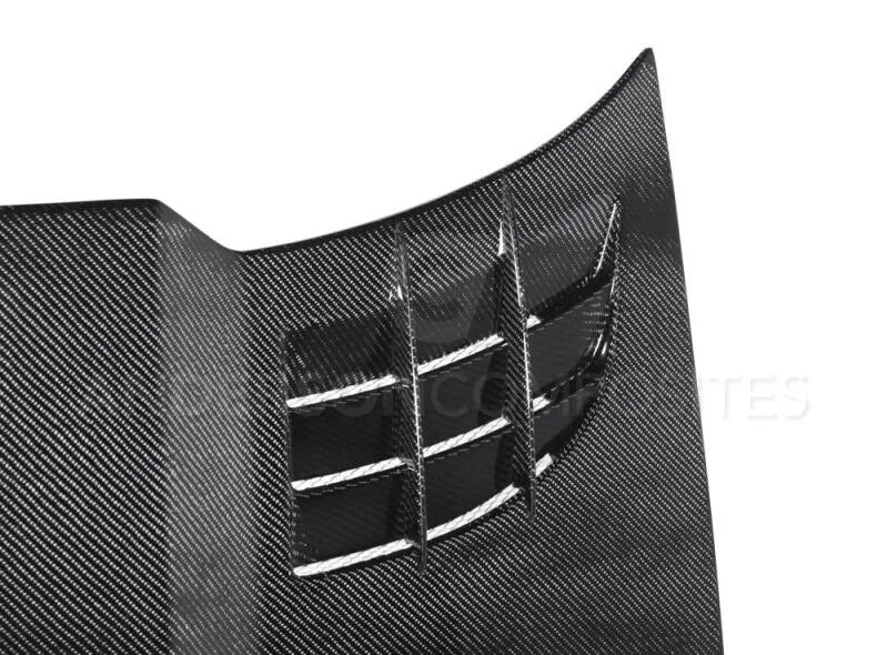 Anderson Composites 10-13 Chevy Camaro TTII-Style Carbon Fiber Hood - Installation View