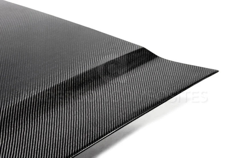 Anderson Composites 10-14 Ford Mustang/Shelby GT500 and 2013-2014 GT/V6 Type-GT Hood - Back View