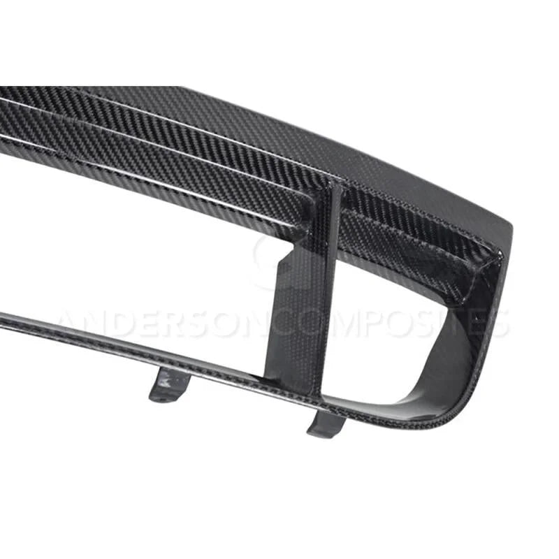 Anderson Composites 10-14 Ford Mustang/Shelby GT500 Front Lower Grille - Back View