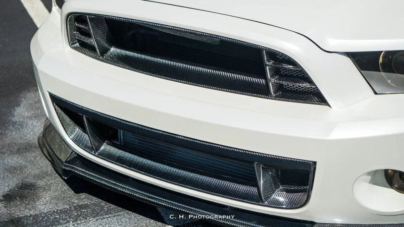 Anderson Composites 10-14 Ford Mustang/Shelby GT500 Front Lower Grille - Additional View 7
