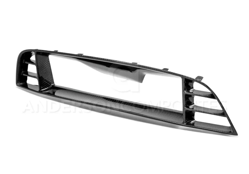 Anderson Composites 10-14 Ford Mustang/Shelby GT500 Front Upper Grille (w/o Spot for Cobra Emblem) - Main Product View