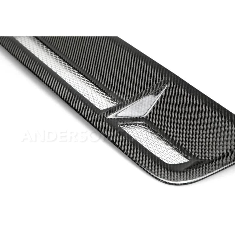 Anderson Composites 10-14 Ford Mustang/Shelby GT500 Hood Vents - Side View