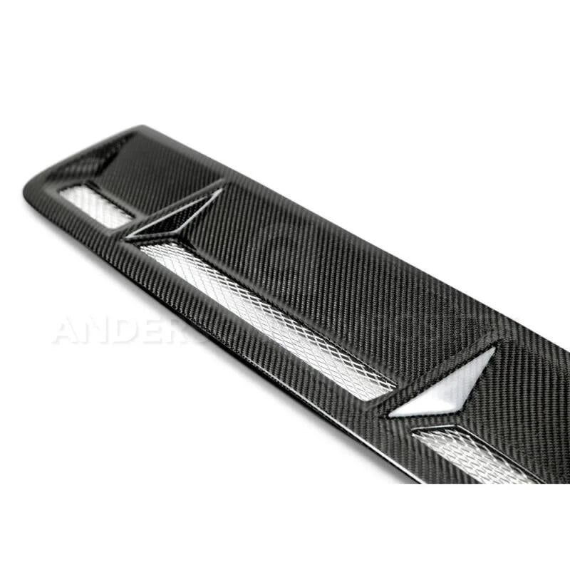Anderson Composites 10-14 Ford Mustang/Shelby GT500 Hood Vents - Back View