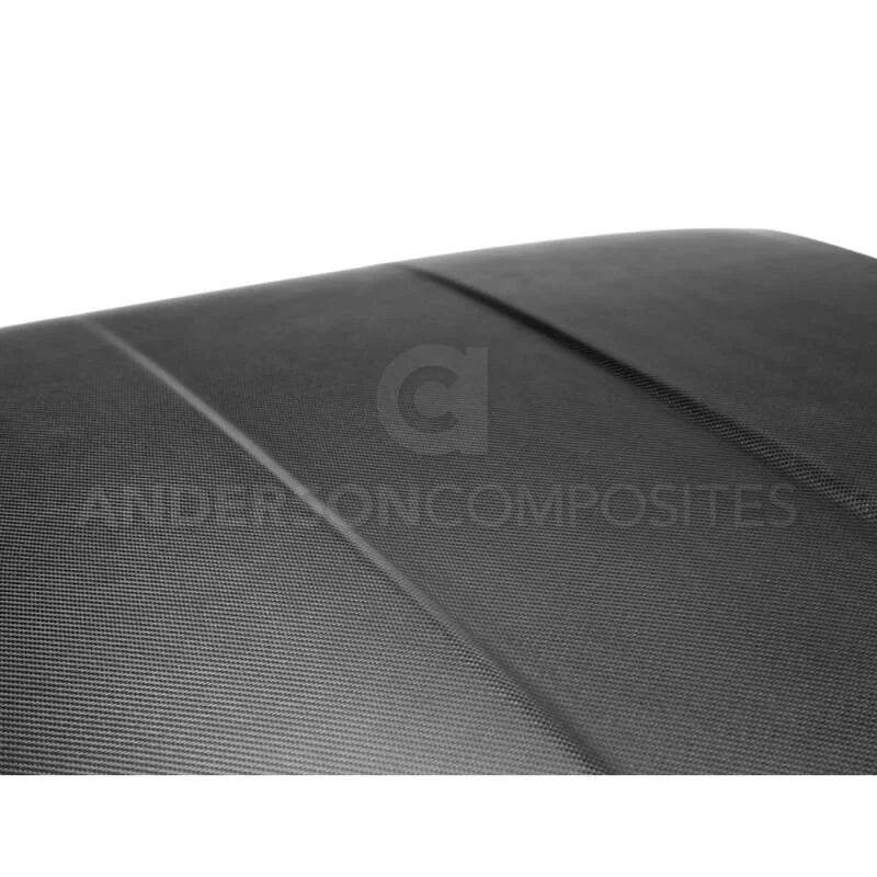 Anderson Composites 10-15 Chevrolet Camaro Dry Carbon Roof Replacement (Full Replacement) - Side View