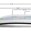 Load image into Gallery viewer, Anderson Composites 10-15 Chevrolet Camaro Type-COPO 3in Cowl Hood - Fiberglass - Back View