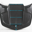 Load image into Gallery viewer, Anderson Composites 10-15 Chevrolet Camaro Type-COPO 3in Cowl Hood - Fiberglass - Additional View 8