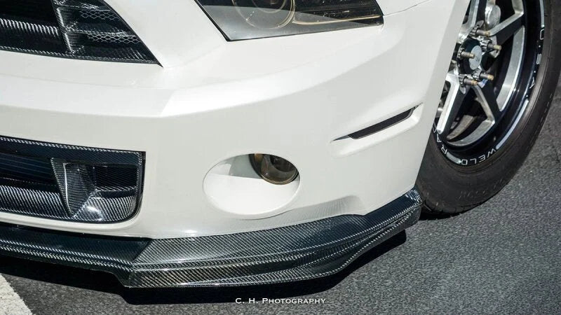 Anderson Composites 12-14 Ford Mustang/Shelby GT500 Type-OE Front Chin Splitter - Additional View 5