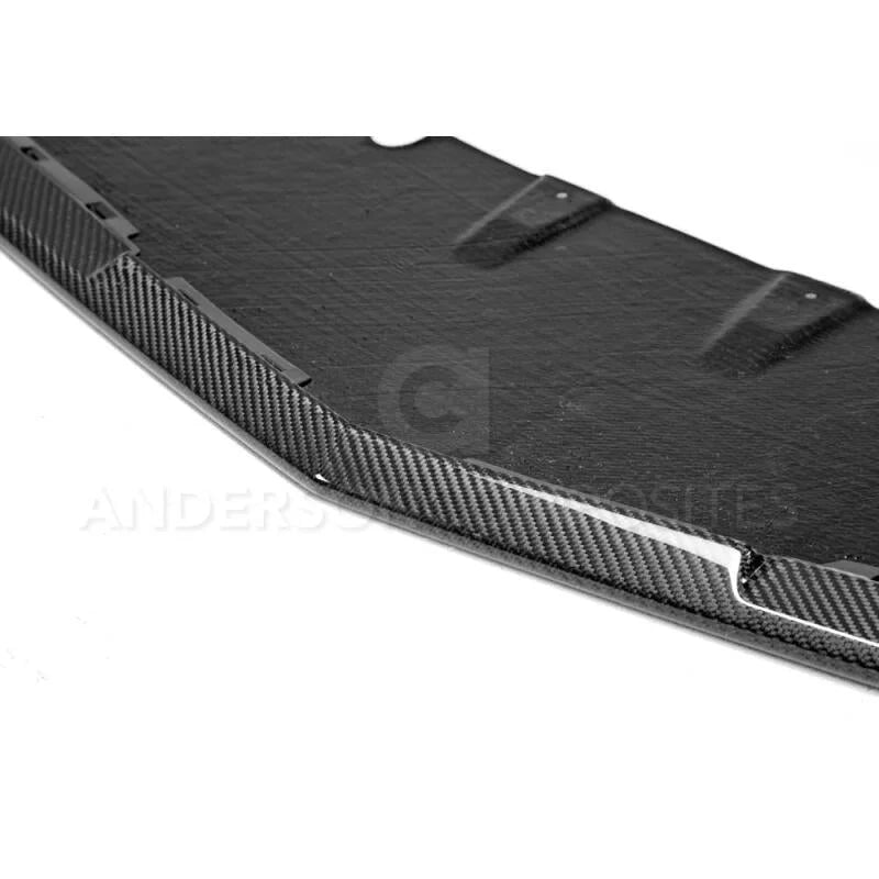 Anderson Composites 14-15 Chevrolet Camaro SS / 1LE Type-LE Front Splitter - Back View