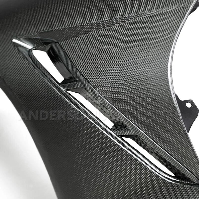 Anderson Composites 14+ Chevrolet Corvette C7 Stingray Fenders - Back View