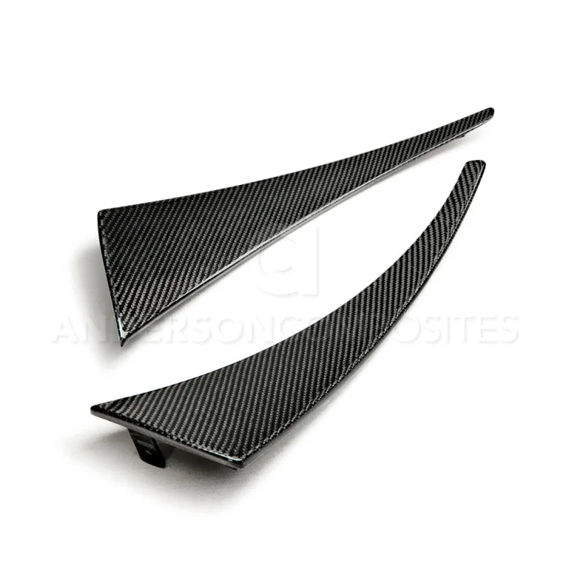 Anderson Composites 14+ Chevrolet Corvette C7 Stingray/Z06 Rear Mud Flaps - Main Product View
