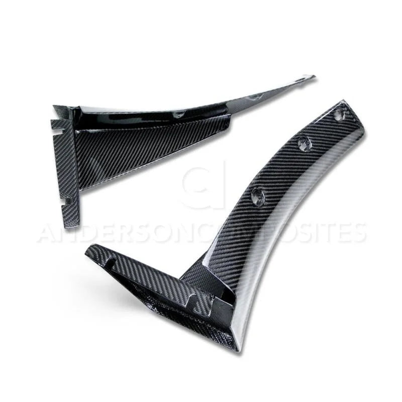 Anderson Composites 14+ Chevrolet Corvette C7 Z06 Front Bumper Canards - Additional View 6