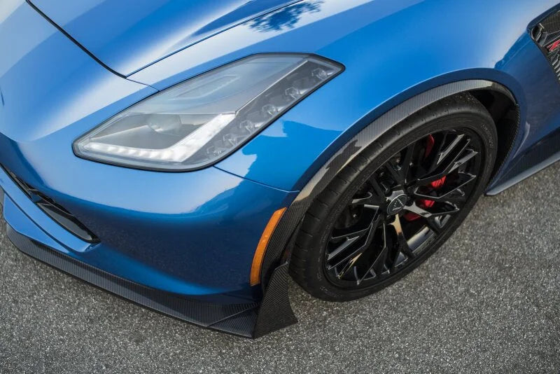 Anderson Composites 14+ Chevrolet Corvette C7 Z06 Front Bumper Canards - Additional View 7