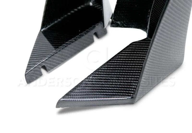 Anderson Composites 14+ Chevrolet Corvette C7 Z06 Front Bumper Canards - Additional View 8