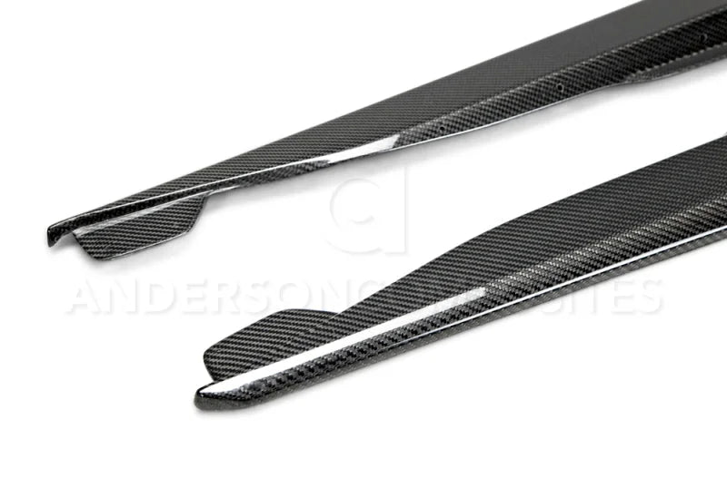 Anderson Composites 14+ Chevrolet Corvette C7 Z06 Rockers - Installation View