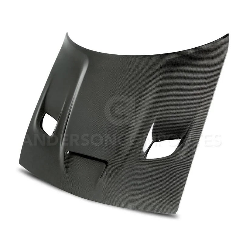 Anderson Composites 15-16 Dodge Challenger Hellcat Carbon Fiber Hood - Main Product View