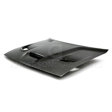 Load image into Gallery viewer, Anderson Composites 15-16 Dodge Challenger Hellcat Carbon Fiber Hood - Side View