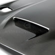 Load image into Gallery viewer, Anderson Composites 15-16 Dodge Challenger Hellcat Carbon Fiber Hood - Installation View