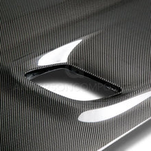 Load image into Gallery viewer, Anderson Composites 15-16 Dodge Challenger Hellcat Carbon Fiber Hood - Additional View 5