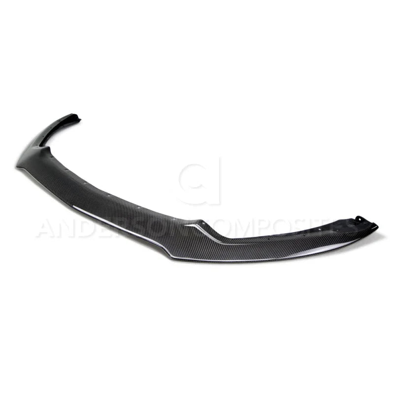Anderson Composites 15-16 Ford Mustang Carbon Fiber Type-AC Front Chin Spoiler - Main Product View