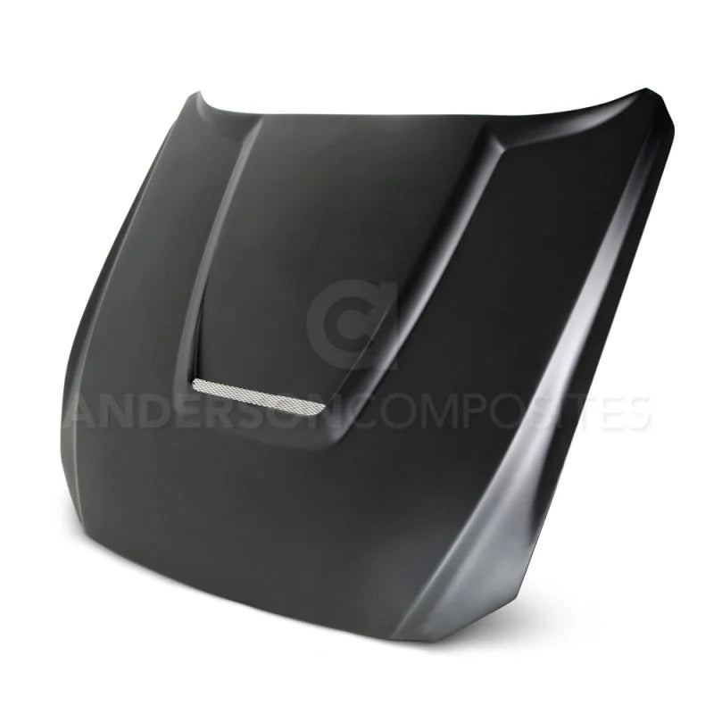 Anderson Composites 15-16 Ford Mustang (Excl. GT350/GT350R) Type-GR Fiberglass Hood - Main Product View