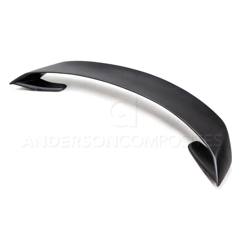 Anderson Composites 15-16 Ford Mustang GT 350 R Style Fiberglass Rear Spoiler - Side View