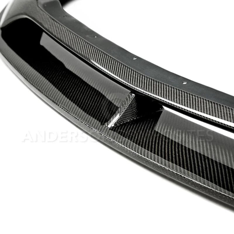 Anderson Composites 15-16 Ford Mustang Type-AR Front Chin Splitter - Back View