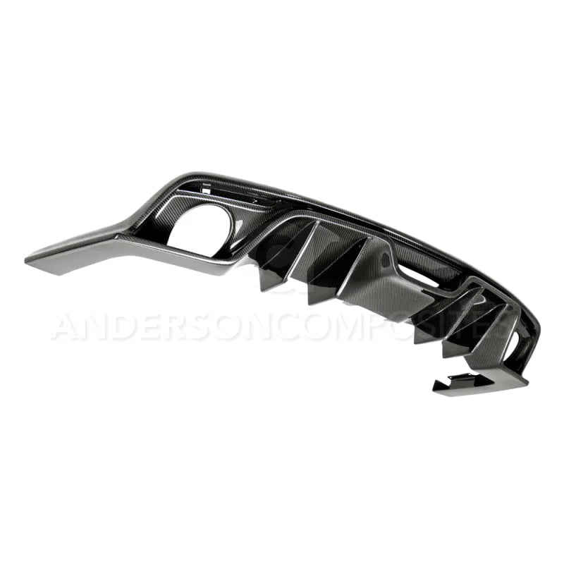 Anderson Composites 15-16 Ford Mustang Type-AR Rear Diffuser - Main Product View