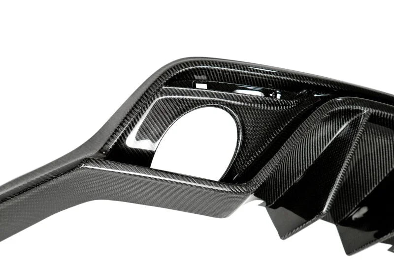 Anderson Composites 15-16 Ford Mustang Type-AR Rear Diffuser - Back View