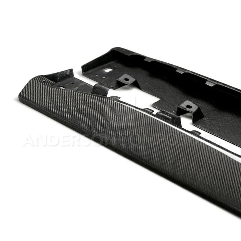 Anderson Composites 15-16 Ford Mustang Type-AR Rocker Panel Splitter - Additional View 5