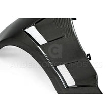 Load image into Gallery viewer, Anderson Composites 15-16 Ford Mustang Type-AT Fenders (0.4in Wider) - Installation View