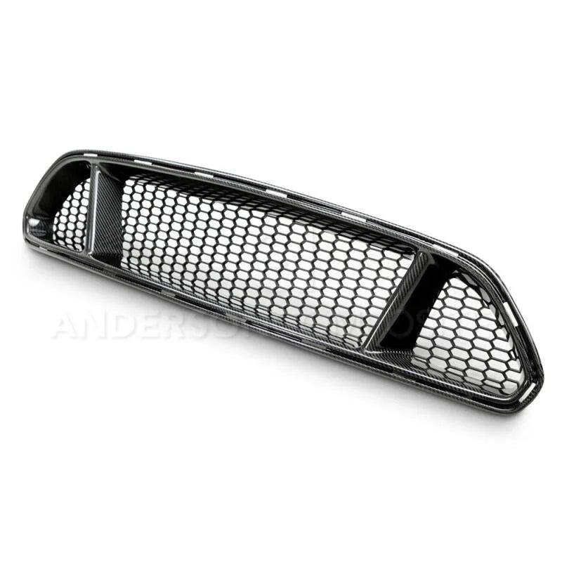 Anderson Composites 15-16 Ford Mustang Type-GT Front Upper Grille - Main Product View