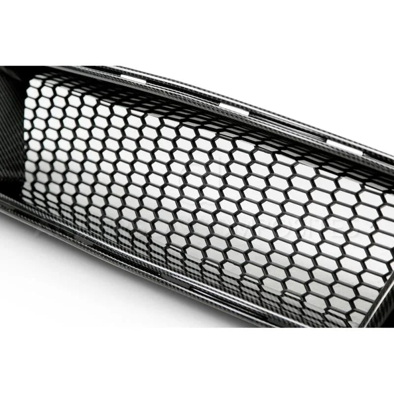 Anderson Composites 15-16 Ford Mustang Type-GT Front Upper Grille - Back View