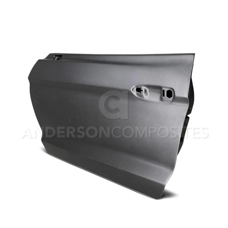 Anderson Composites 15-17 Ford Mustang Dry Carbon Doors (Pair) - Main Product View