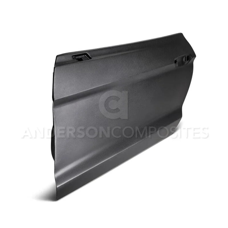 Anderson Composites 15-17 Ford Mustang Dry Carbon Doors (Pair) - Side View