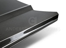 Load image into Gallery viewer, Anderson Composites 15-17 Ford Mustang Eco Boost Type-OE Double Sided Hood - Side View