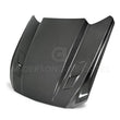 Load image into Gallery viewer, Anderson Composites 15-17 Ford Mustang (Excl. GT350/GT350R) Double Sided Carbon Fiber Cowl Hood - Main Product View