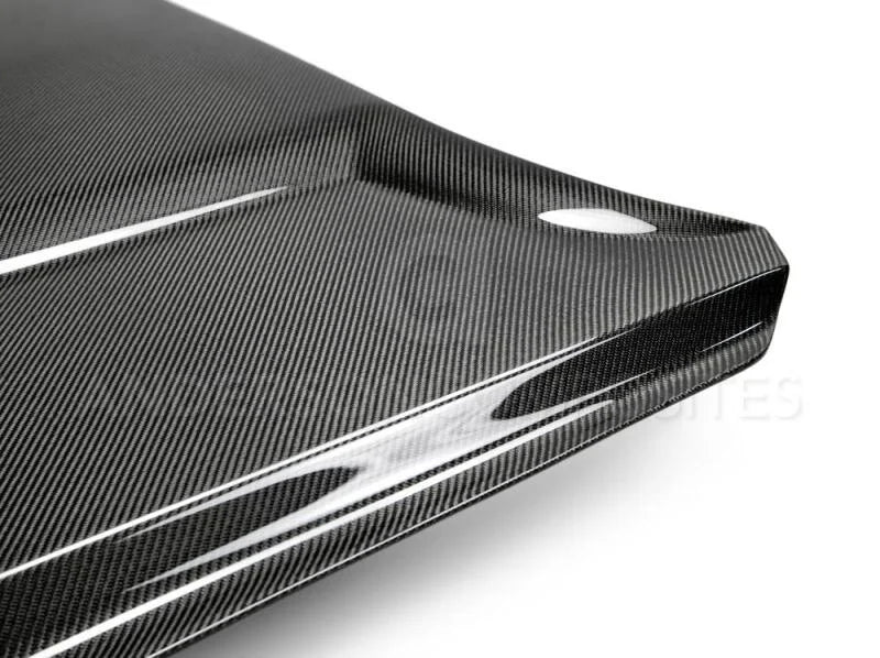 Anderson Composites 15-17 Ford Mustang (Excl. GT350/GT350R) Double Sided Hood - Back View