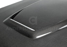 Load image into Gallery viewer, Anderson Composites 15-17 Ford Mustang (Excl. GT350/GT350R) Double Sided Hood - Additional View 5