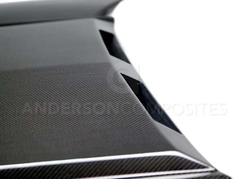 Anderson Composites 15-17 Ford Mustang (Excl. GT350/GT350R) Ram Air Double Sided Hood - Additional View 7