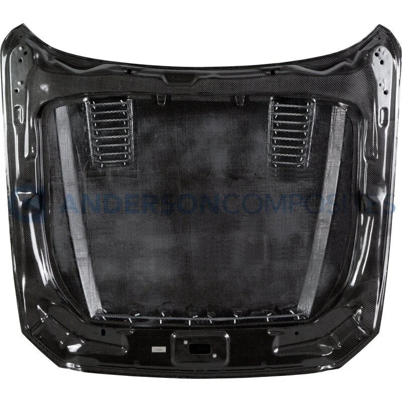 Anderson Composites 15-17 Ford Mustang (Excl. GT350/GT350R) Super Snake Double Sided Hood - Additional View 6