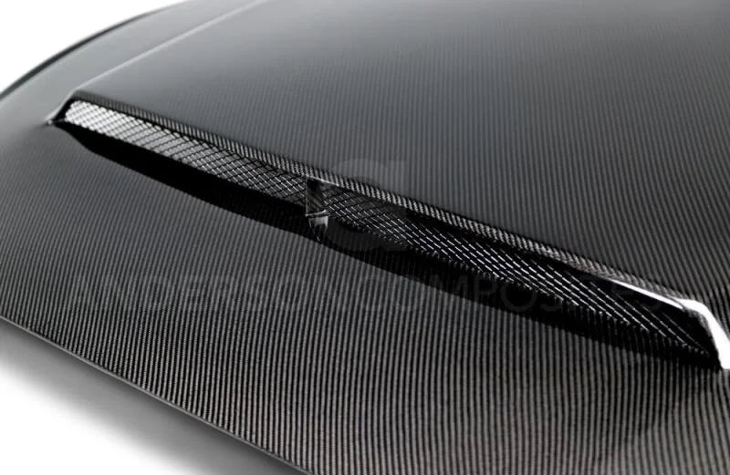 Anderson Composites 15-17 Ford Mustang (Excl. GT350/GT350R) Super Snake Double Sided Hood - Additional View 7