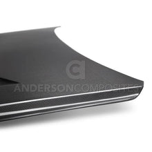 Load image into Gallery viewer, Anderson Composites 15-17 Ford Mustang (Excl. GT350/GT350R) Type-TT Double Sided Hood - Installation View