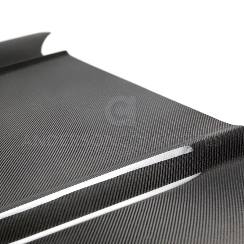 Anderson Composites 15-17 Ford Mustang (Excl. GT350/GT350R) Type-TW Double Sided Hood - Installation View