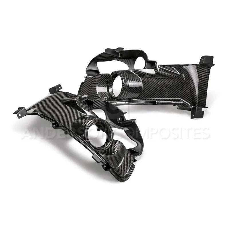 Anderson Composites 15-17 Ford Mustang Fog Light Surrounds - Main Product View