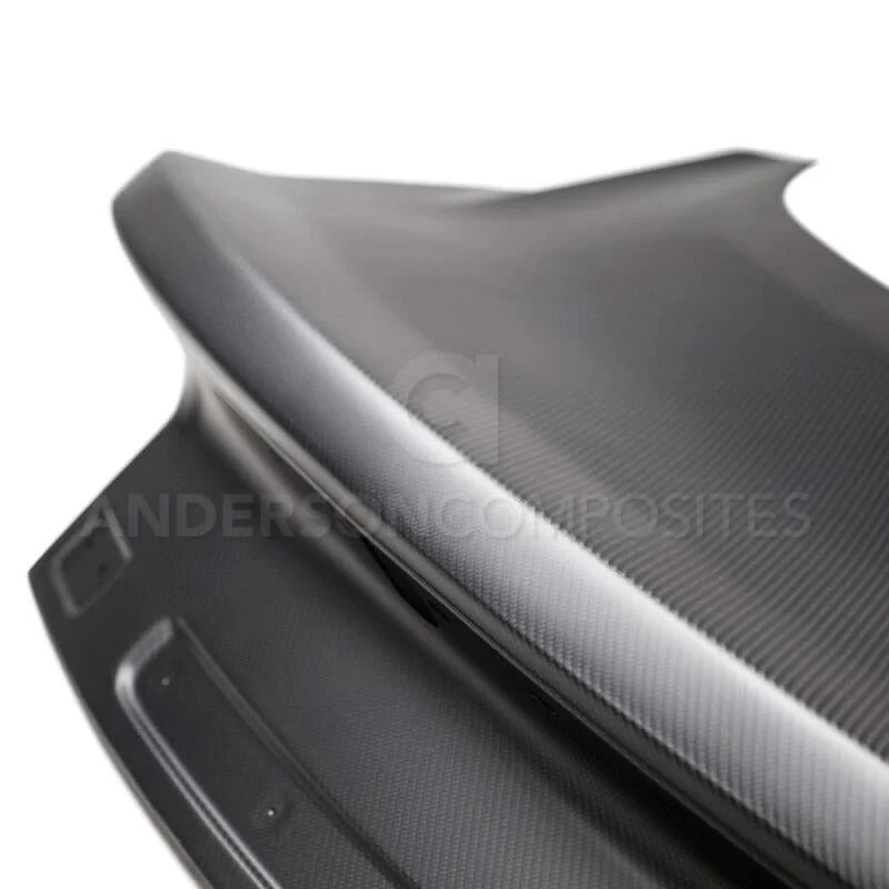 Anderson Composites 15-17 Ford Mustang Type-OE Dry Carbon Decklid - Side View