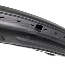 Load image into Gallery viewer, Anderson Composites 15-17 Ford Mustang Type-OE Dry Carbon Decklid - Installation View